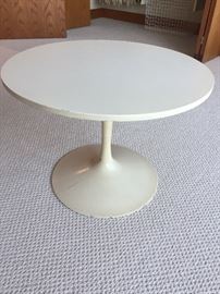 Small side tulip table. Unmarked.