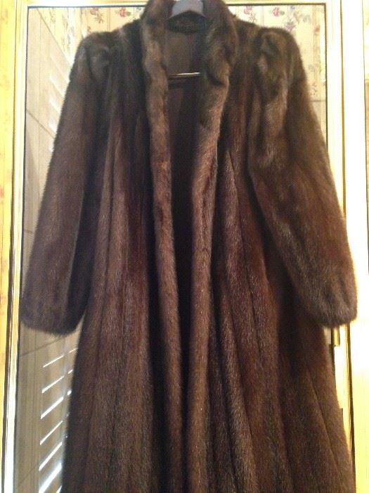 Gorgeous full-length (consigned) mink coat