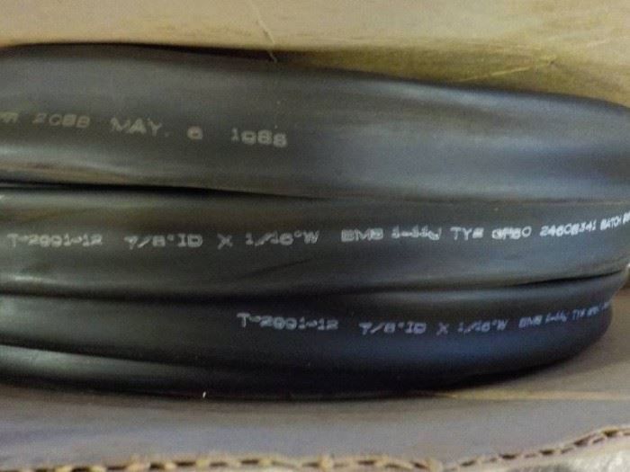 roll of rubber hose