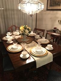 20Duncan Phyfe Dining Set  Dropleaf Buffet