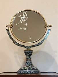 28Cloisonne Ladies Mirror
