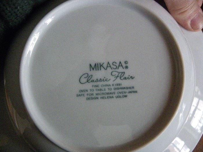Complete set of china by "Mikasa"