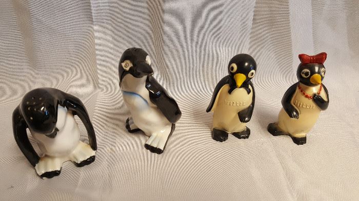 Penguins and Kool Cigarette Peguin Shakers