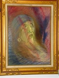 OIL ON CANVAS by WILLIAM VERDULT - SIGNED