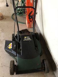 Black and Decker electric start lawnmower