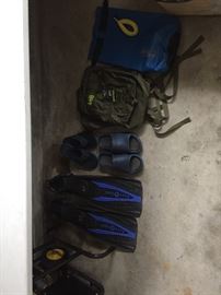 CAMPING AND SNORKEL GEAR

