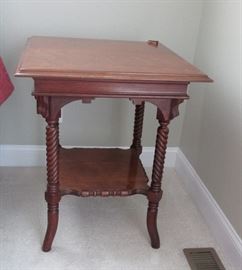 Victorian Antique Lamp Table