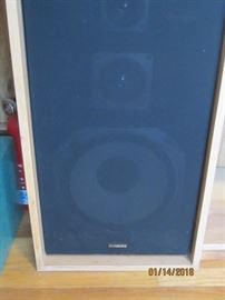 Fisher speakers sold with stereo system 