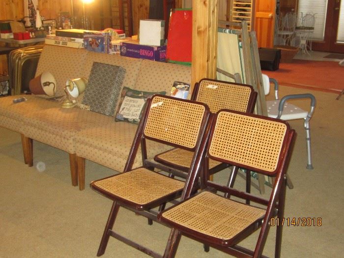 folding chairs and others