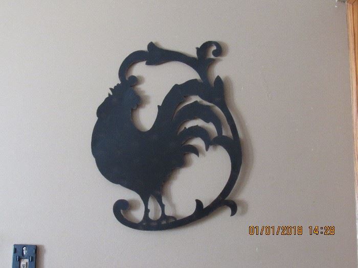 Rooster wall hanging