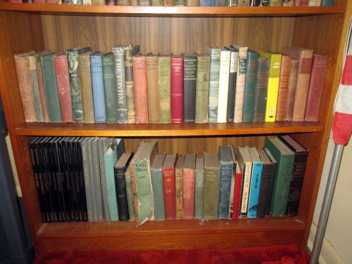 Living Room   Vintage Books (Some in the 1800's)