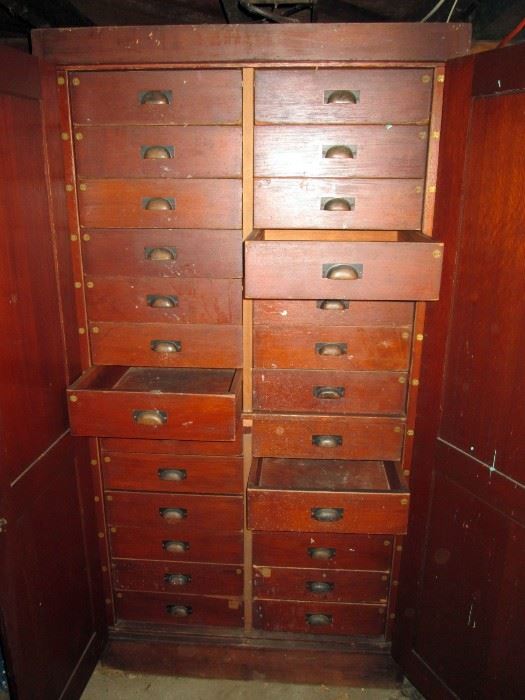 Basement  Beautiful Vintage Cabinet with 24 Drawers (Great Condition)