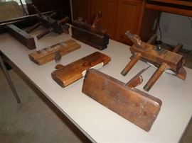 vintage wooden planes