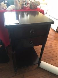 #51	2 drawer end table 17x15x21	 $75.00 
