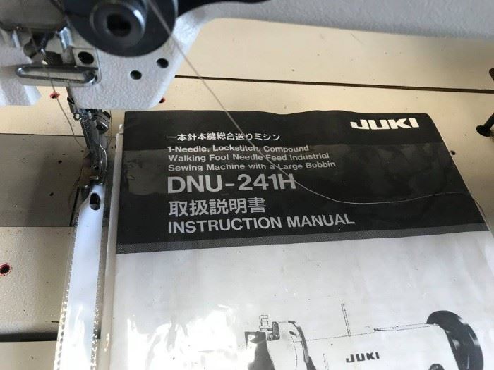#70	Juki DNU-241H Industrial Sewing Machine w/stand	 $800.00 
