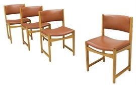 4 SOBORG MOBELFABRIK DANISH MODERN CHAIRS