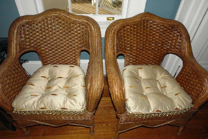 Matching Wicker chairs