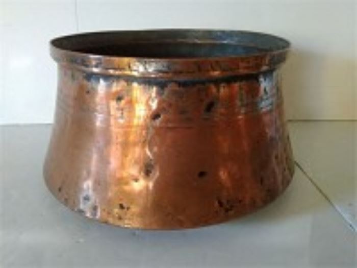 Turkish Copper Cauldron