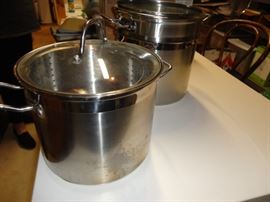Stainless Steel Large cooking pots