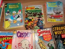 100's of comic books