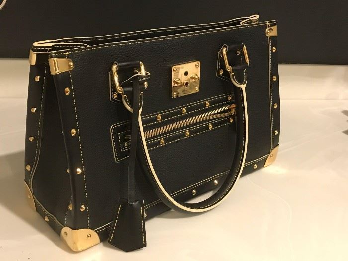 Louis Vuitton Gorgeous Black Suhali leather Le Fabuleux handbag