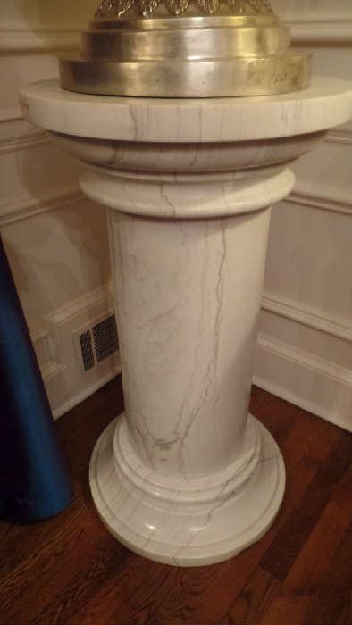 Silver Plate Urn and Pedestal $6,500 