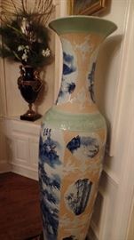 Palace Size Oriental Urns $3,500 for Pair
