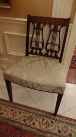 Set of 4 Period Inlay Hepplewhite Chairs, $3,500