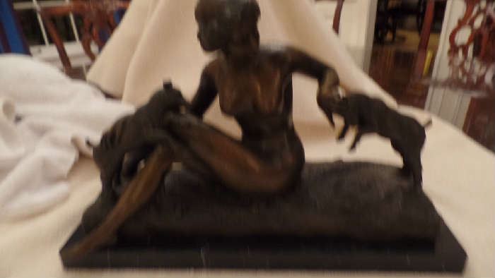 art deco bronze...15" x 9" $950.00