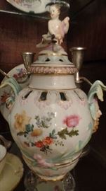 Pair Meissen Pot pourrie Jars Approx 12 " tall, $1,200 for pair