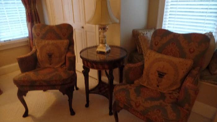 Pair of Upholstered Chairs, $1,800