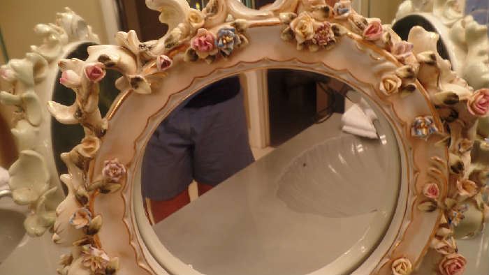 Meissen Mirror, $1,800