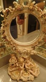 Meissen Mirror, $1,800