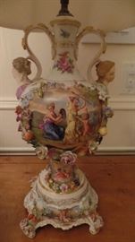 Pair of Meissen Lamps, $ 5,500 for pair