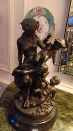 Signed, "Clodion" Bronze, Pair $1,500 each