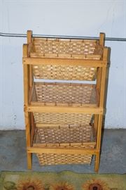 Wood/Basket Storage Holder