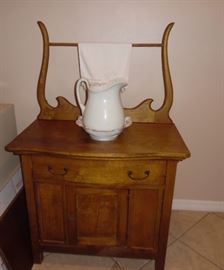 Antique Oak washstand
