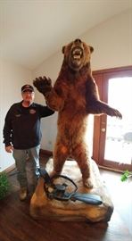 MASSIVE Standing Grizzly Bear Full Mount! FANTASTIC!