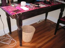 Antique kitchen table