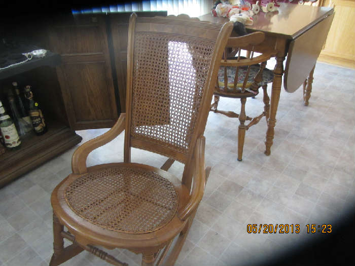 over 100 years old wicker rocker
