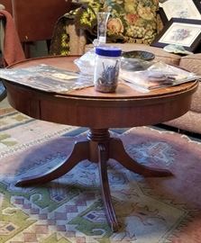 Nice mahogany low coffee table.