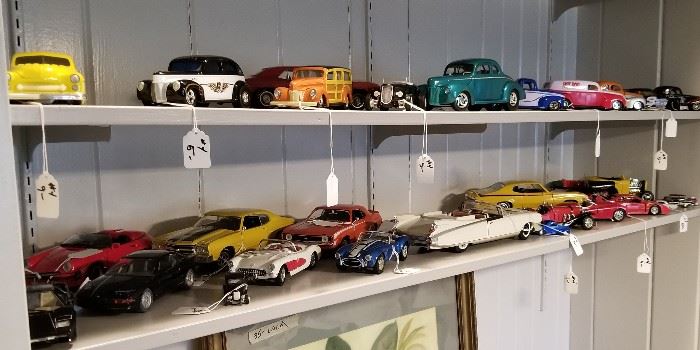 Nice collection metal cars.