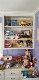 Old baby dolls, vintage toys