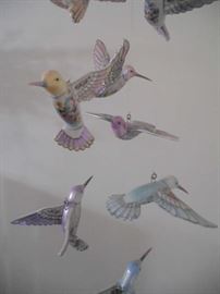 Lena Liu's Precious Jewels Hummingbird Mobile Bradford Exchange