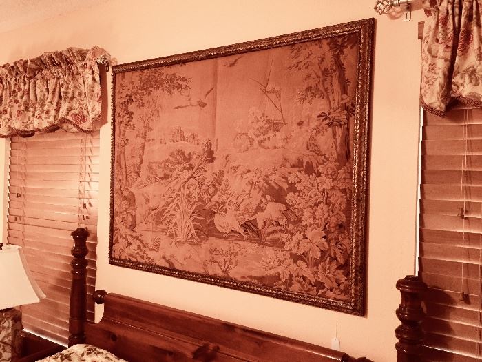Framed tapestry