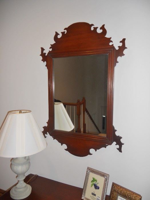 Nice carved frame mirror