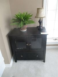 Black cabinet, home decor