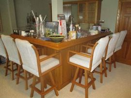  custom bar stools and barware