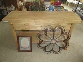 Workbench and home decor