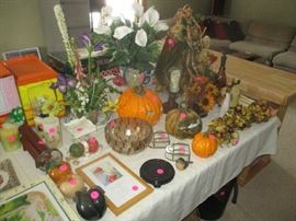 Home decor and holiday items